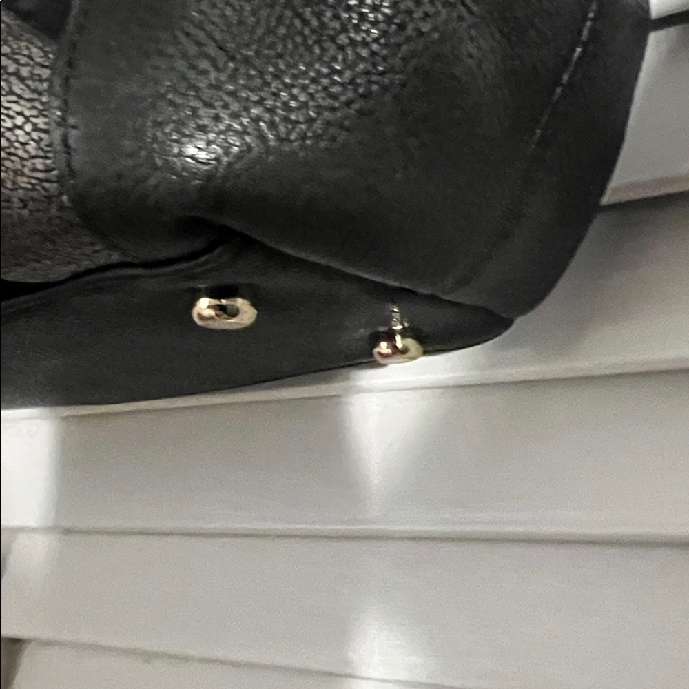 Coach Black Patchwork Leather Shoulder Bag - Picture 7 of 15